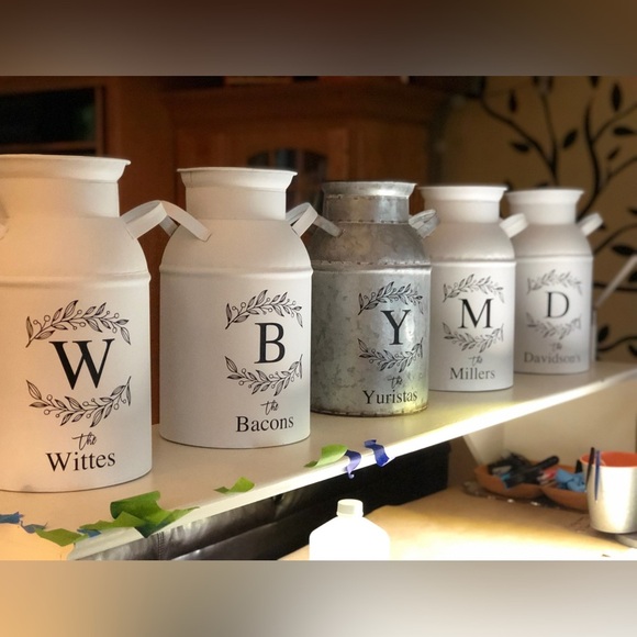 New Rare Unique Vintage Style Galvanized Milk Can American Flag 8.75” X 13.5” - Picture 3 of 13